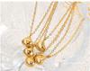European & American 18K Gold Water Drop Necklace - Titanium Steel, Colorfast, Versatile Clavicle Chain, Retro Hip Hop Niche Jewelry for Women