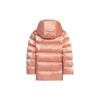 adidas Color Block Hooded Down Jacket Kids Outerwear Orange HM9646