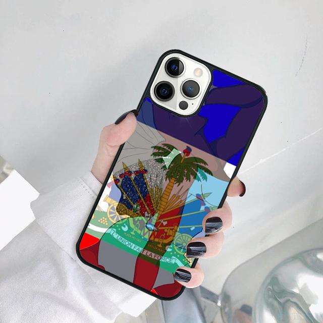 

Haiti Haitian Flag Phone Case Cover For iPhone 17 Air 15 Pro MAX 16 Plus 14 11 12 13 iPhone 13