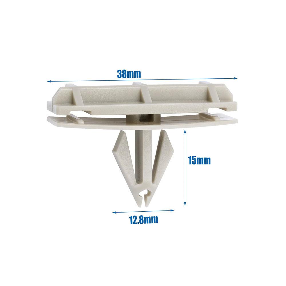 

New 10PCS Car Fender Flare Moulding Clips for Jeep Liberty Wrangler Gray 55157055AA