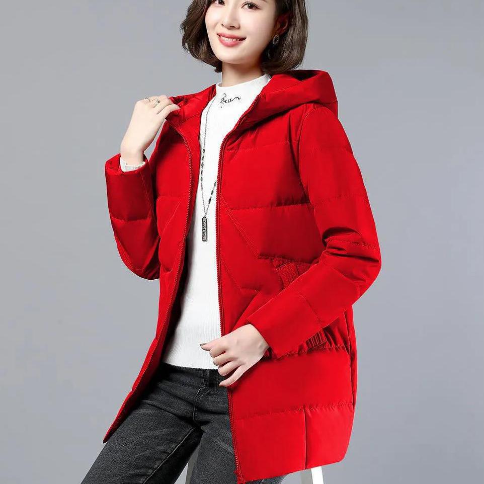 Купить WTEMPO Женщины Зимняя куртка Длинная теплая Parkas Женская ...