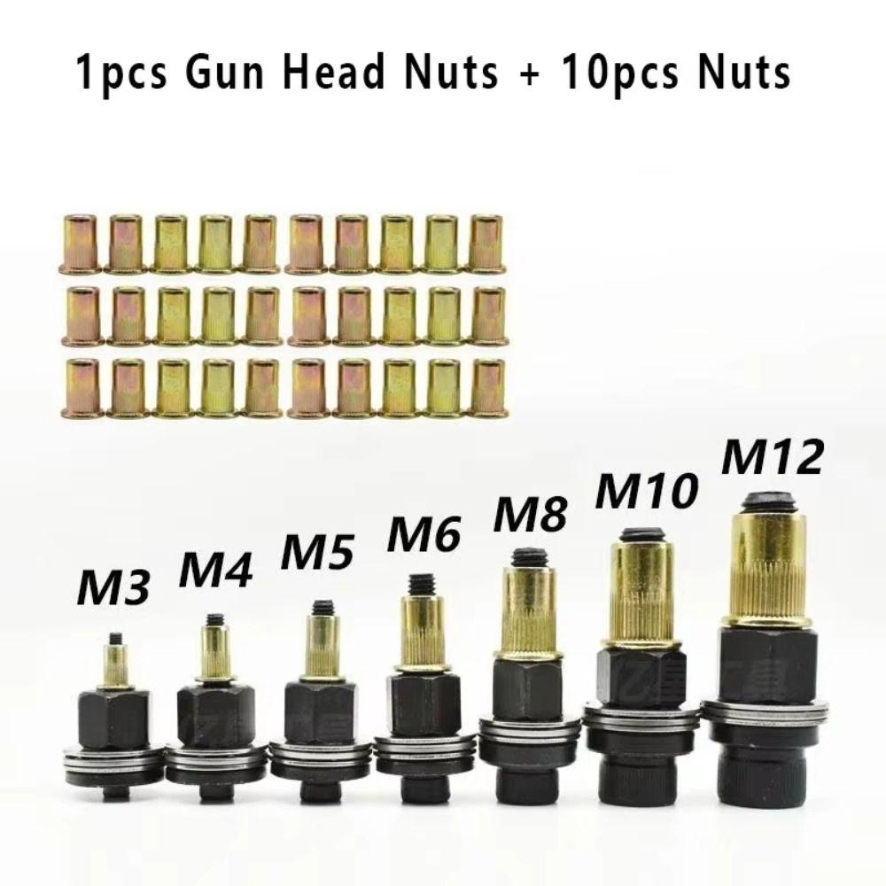 Quick-Install Hand Rivet Nut Tool Steel Nuts Rivet Nut Manual Rivet Tool  Mechanical Assembly
