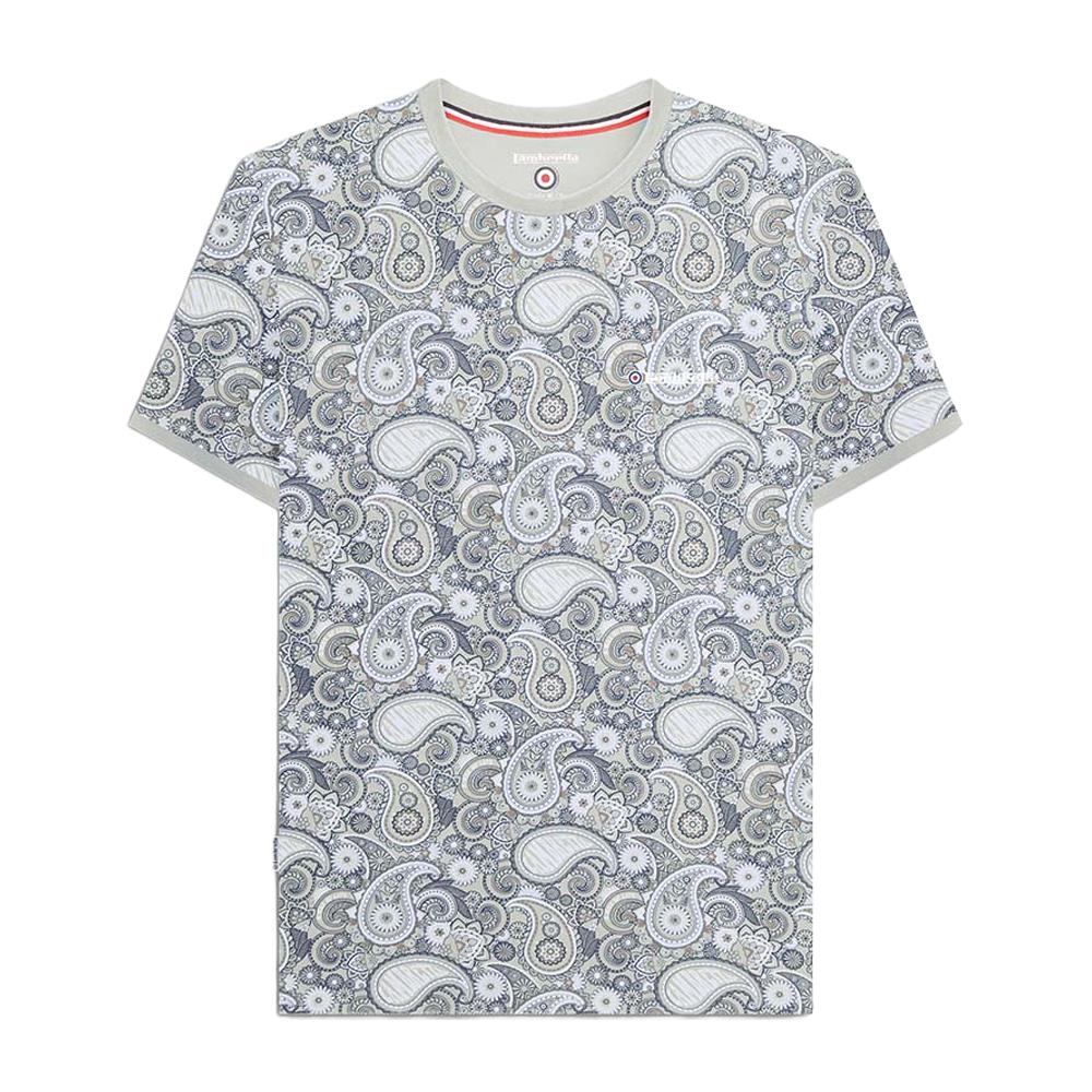LAMBRETTA Mens SS25 Paisley T-Shirt