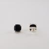 Black Onyx Gemstone 925 Sterling Silver Handmade Jewelry Cushion Earring 1" Gift For Women EE-181-15