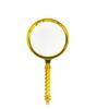 Gold Magnifying Glass Glass Lens Pocket Tool Retro Delicate Pattern Handle  Newspaper Reading
