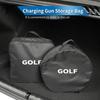 Car Charging Gun Bag Oxford Cloth Gun Cables Storage Box Auto Accessories For Volkswagen VW Golf Polo Tiguan T5 Passat b6JD8