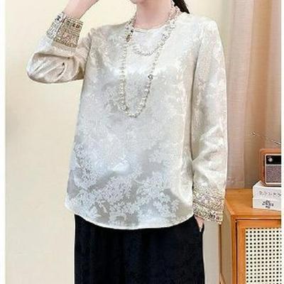 Spring 2026 Women's Stylish Chinese-Style Top - Elegant, Age-Reducing, High-End Feel