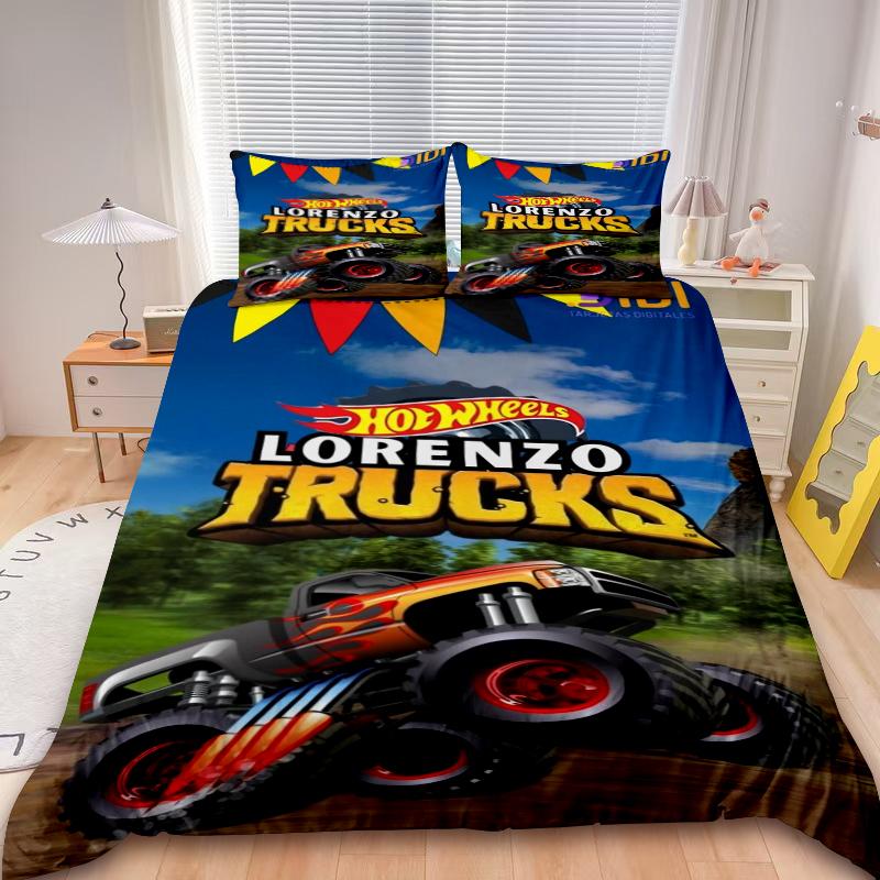 Teens Duvet Cover Mcqueen Car Cartoon Bedding Set Quilt Cover Cars Boy Gift With 2 Pillowcase Bedroom Decor