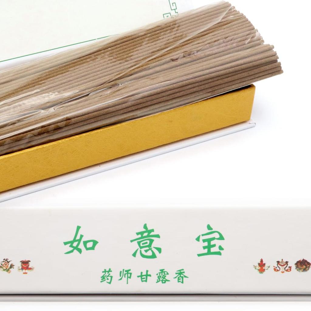 Secret Tibetan Medicinal Amrita Incense, White Box, Purifying Incense, 1 Box (100g), Natural Fragrance, Hobby Incense, Room Burning Incense, Gift,