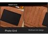 Hengsheng Men's Vintage Long Thin Matte Leather Wallet