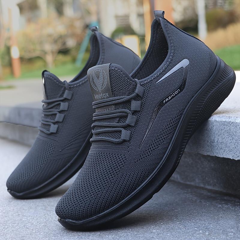 Universal Fit Mens Breathable Fabric Slip-On Sneakers