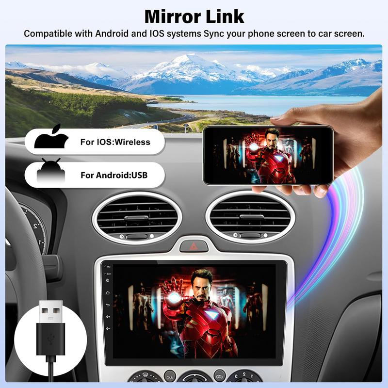 2 Din 7" 9" 10" Android Car Radio Universal Carplay Multimedia Video Player GPS FM WIFI For Nissan Kia Honda VW Hyundai Toyota
