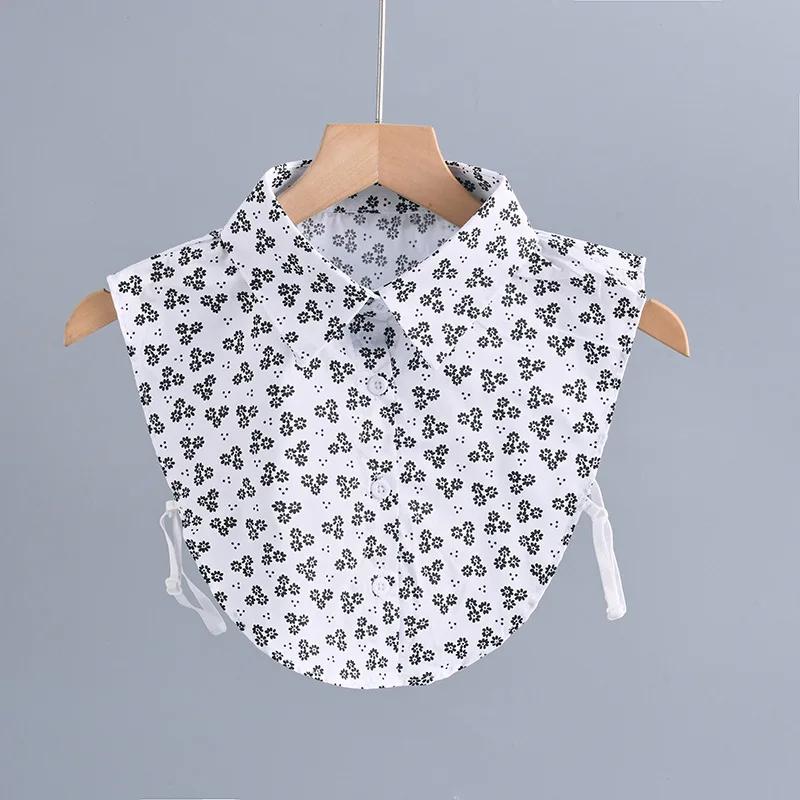 Perfect Match Female Shirt Fake Collar Woman Detachable Collar Girls Removable Neckwear Blouse Lapel False Collar Tie Clothes Accessories