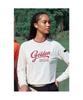 Goldeunbeeo (W) Back Graphic Woven Pullover G5Tam26221Ivx
