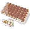 Multicolor Weekly Pill Organizer With 28 Compartments For Travel And Home Storage