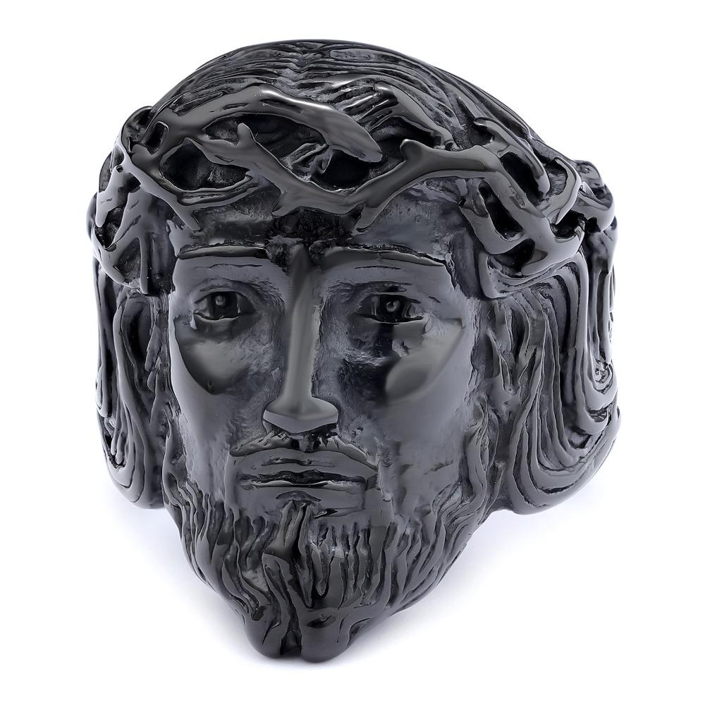 Titanstahlring für Herren Vintage Europäischer Amerikanischer Stil Kreativer Modeschmuck