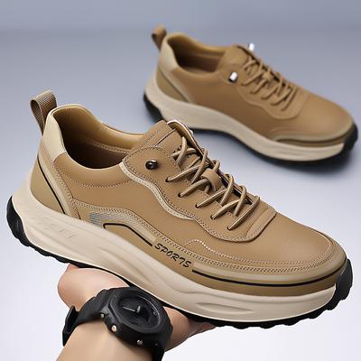 Mode Mode Lässige Sneaker für Herren Dicke Sohle Walking-Trainer Freizeit Herren Sportschuhe Outdoor Trekking-Schuhe Lässige Schuhe