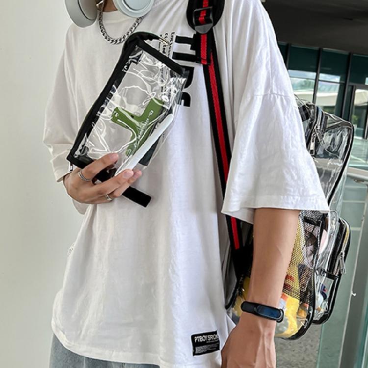 Fashion Bookbags Waterproof Clear Bags Teens Student Schoolbag Casual Bags