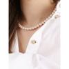 Sw Pearl Silver925 Necklace Ps083N_8Mm White Gold
