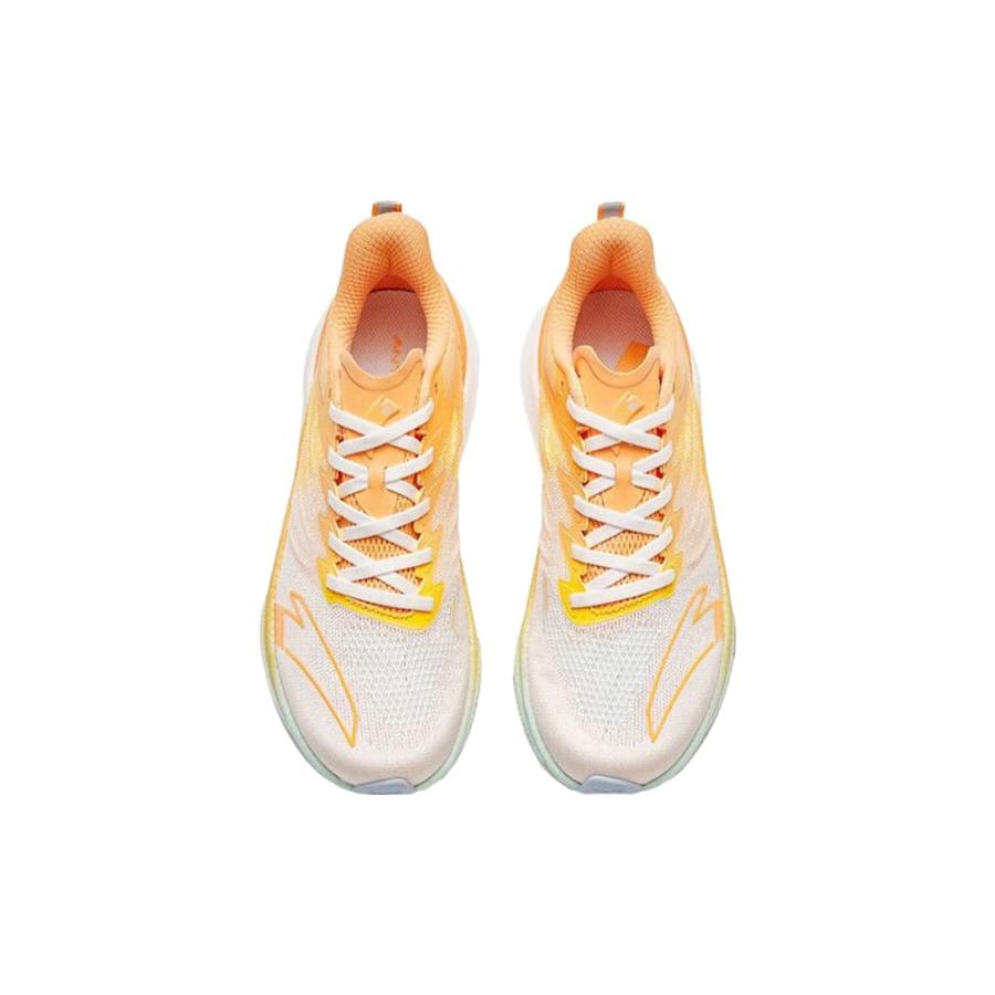 Anta MACH 3.0 Comfortable Slip Resistant Abrasion Resistant Low top Running Shoes Women's White Orange 122335583-3