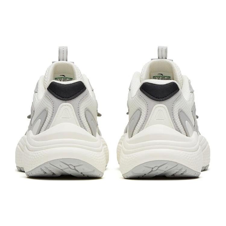 Anta C37 Series Slip Resistant Abrasion Resistant Low top Sports Casual Shoes Women's White Gray Black 922318890-1
