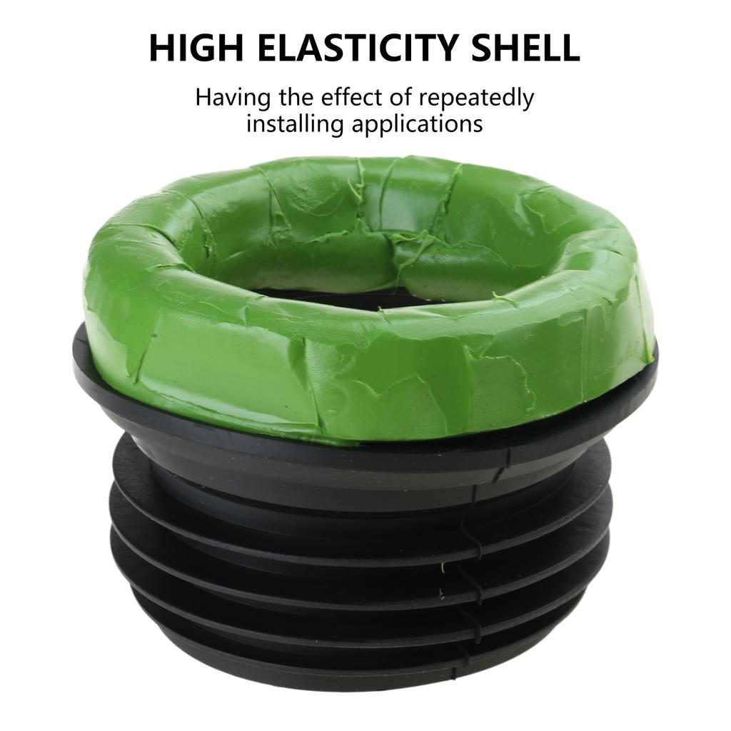 Toilet Flange Seal Rings Toilet Flange Gasket ABS Texture Toilet Flange Sealing Rings Suitable for Home and Hotel Use