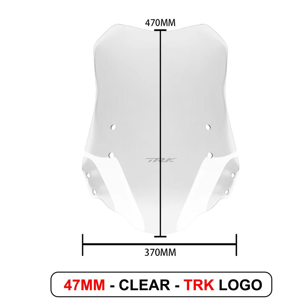 For Benelli TRK502 TRK502X TRK552X TRK 552 552X 2016-2025 Motorcycle Windscreen Double Bubble Windshield Screen Wind Deflectors