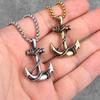 Creative Sea Anchor Sailor Man Men Necklaces Chain Pendants Punk Rock Hip Hop Unique for Male Boy Fashion Jewelry Gift Wholesale