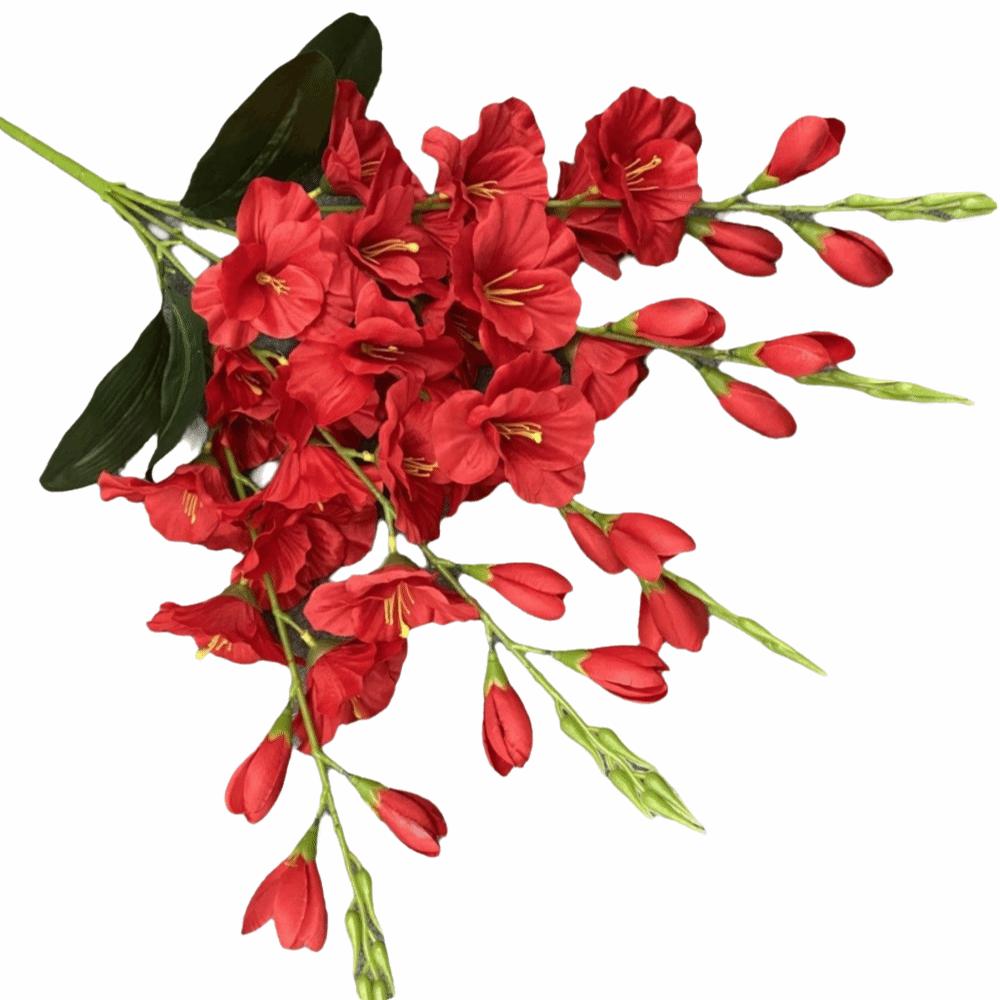 5 Grenar Konstgjord Hyacint Violet Blomma 62cm Konstgjorda Blommor Bröllopsdekoration