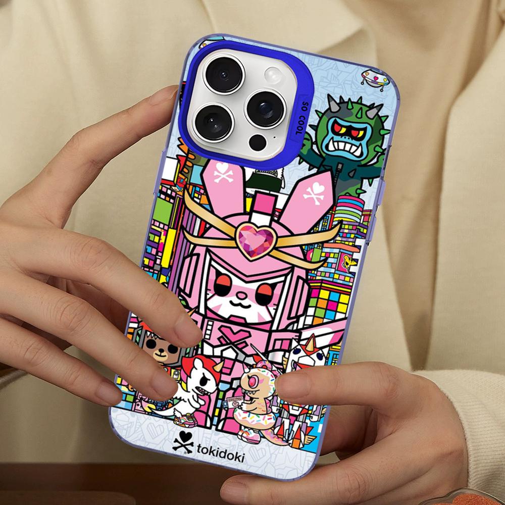 Japan Tokidokis Phone Case For IPhone 16 15 14 13 12 11 Pro Max X XR XSMAX 8 7 Plus Matte Shockproof Back Cover