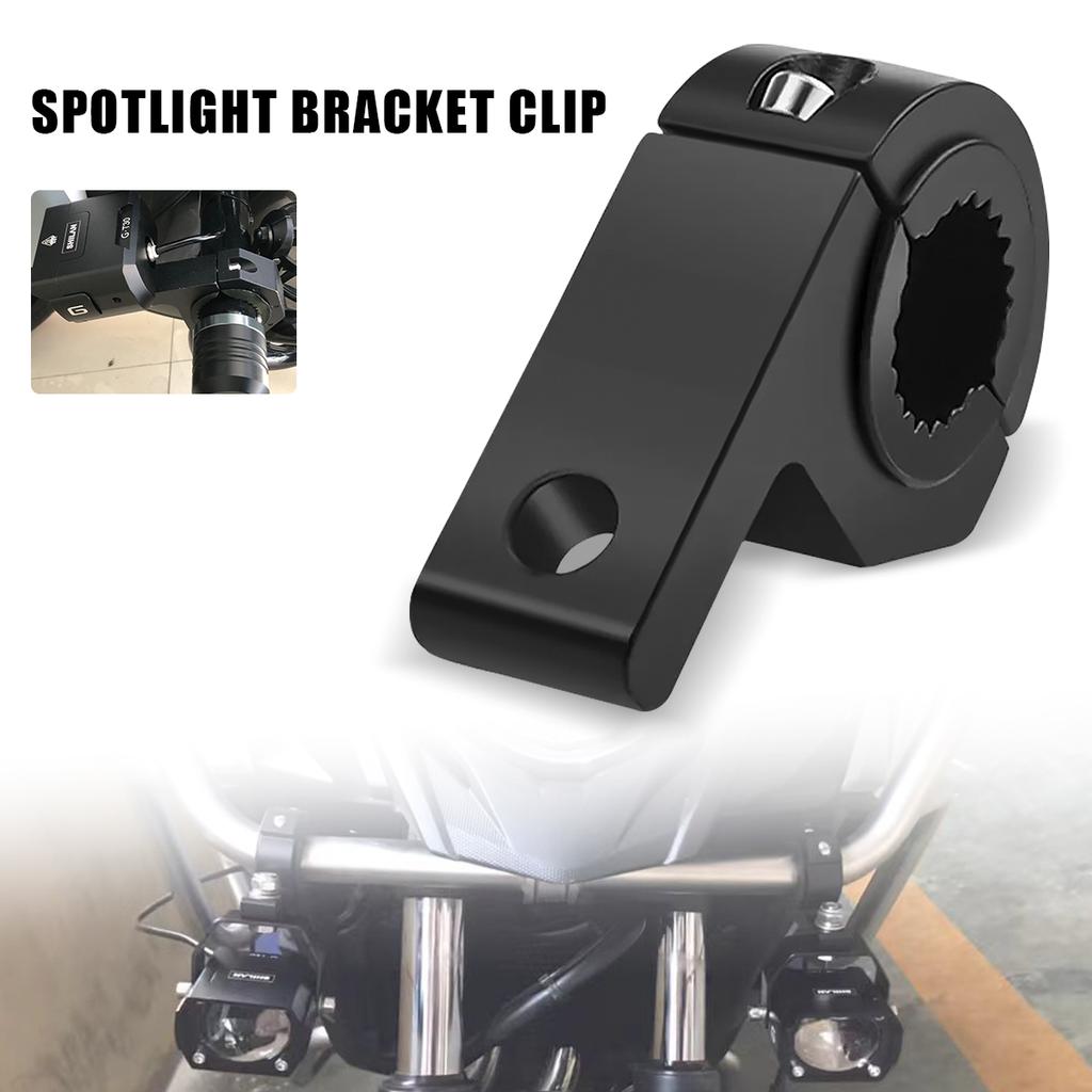 Motorcycle LED Headlight Clamps Bracket Spotlight Tube Clamp Mount Kit For Kawasaki Versys 650 Z900 Z1000 Suzuki 650 Africa Twin