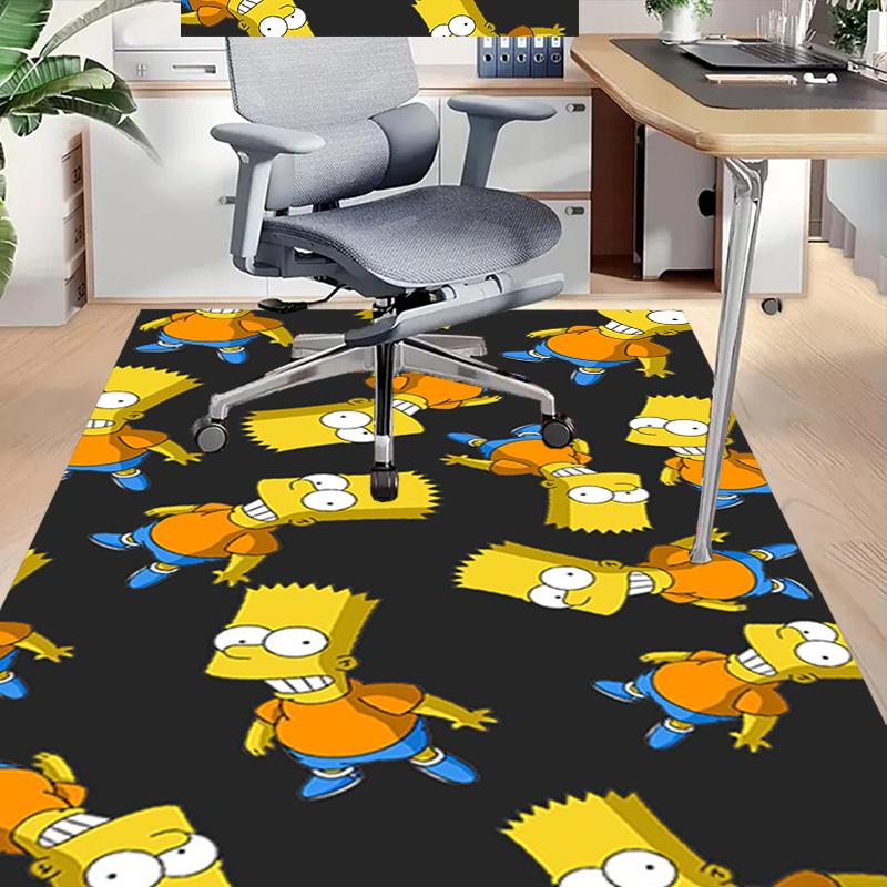 Bart Simpson Carpet For Playroom Bedroom Living Room Sofa Home Decorkids Game Area Rug Nonslip Floor Mat