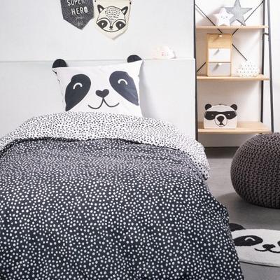Duvet Set 140 X 200 "Funny Panda" Reversible 100% Cotton / 57 Threads/cm²