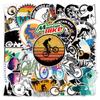 50-Piece Mountain Bike Graffiti Cool Riding Stickers for DIY Suitcases, Skateboards, and Cars