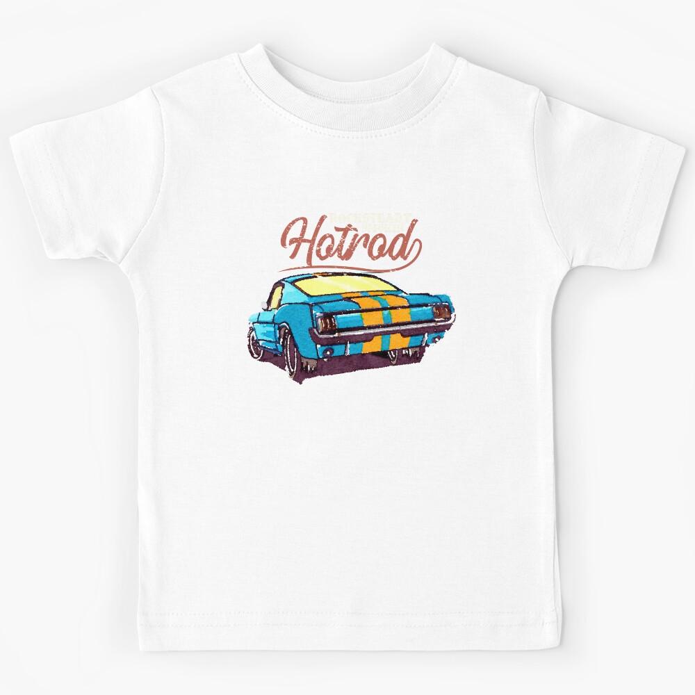 Ford Mustang, Ford Street Rod Custom, Cool Hot Rod Garage Kids T-Shirt 140
