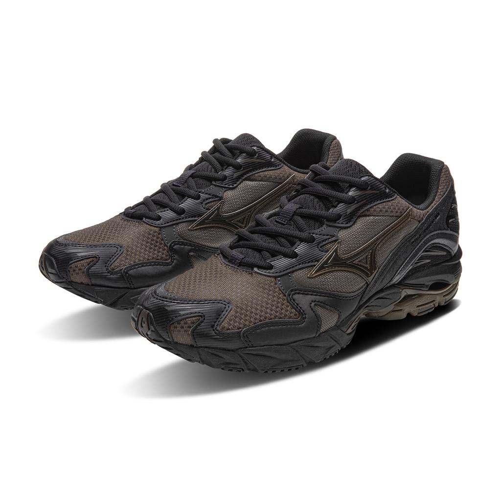 Zapatillas Unisex VAINL ARCHIVE x Mizuno Wave Rider 10 Marrón Negro D1GD252101