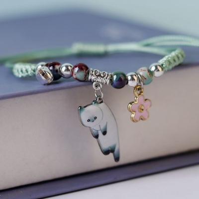 Mode Charme Niedliches Tier Armband Armband Schmuck Freundschaftsarmbänder Cartoon Katze Armband Kinder