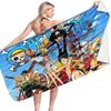 One Piece Monkey Beach Towel Anime Saiyan Summer Towels Bathroom Bath Towel Swim Towels Travel Beach Towel Quick Dry Kids Gift