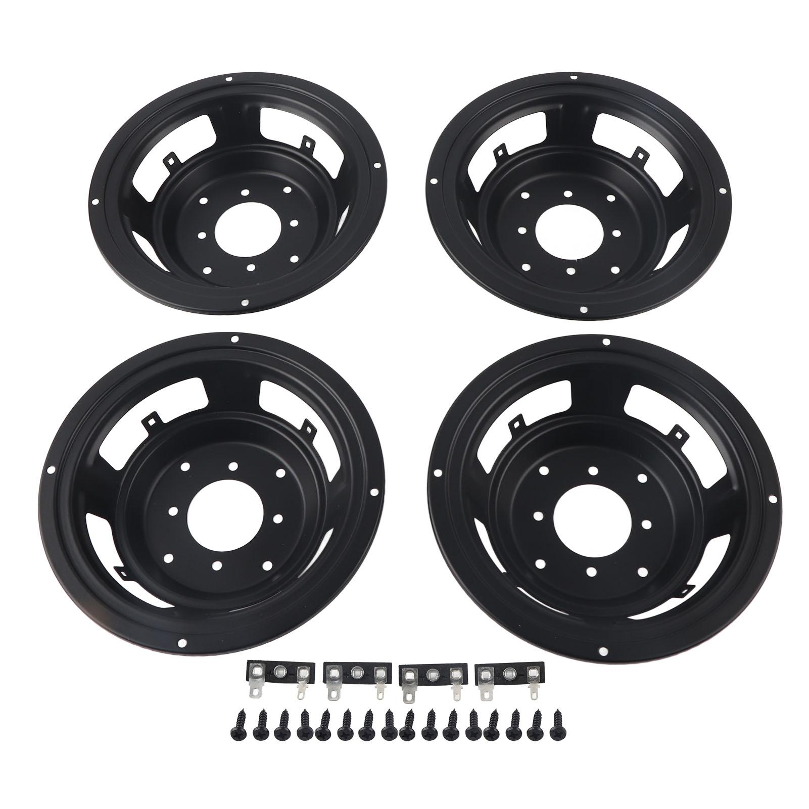 

4pcs Speaker Basin Stand Iron DIY Repair Subwoofer Frame Basket for 6.5 Inch Speakers