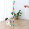 Cat Toy Teaser Wand with Bell Plush Toy Gift for Kitten Playing Exercising
