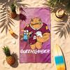 Queensland Maroons (1) Theme Beach Towel Sand Resistant Soft And Comfortable Suitable For The Pool Camping Yoga And Diving A Travel