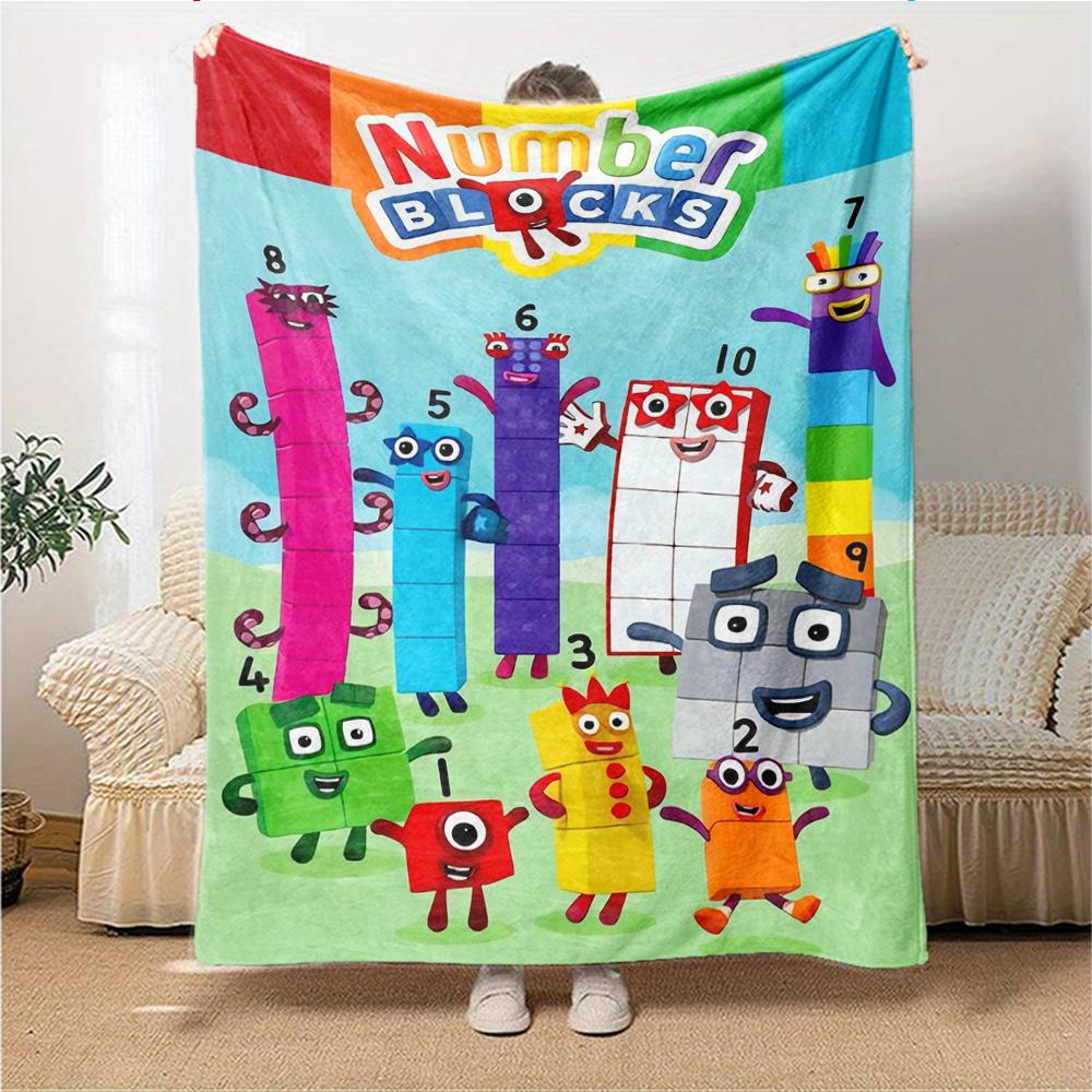 1Pc Colorful Cityscape Blanket For Couch Bed Plush Cozy Fuzzy Blanket Super Soft Warm Blankets For Fall And Winter 0918152