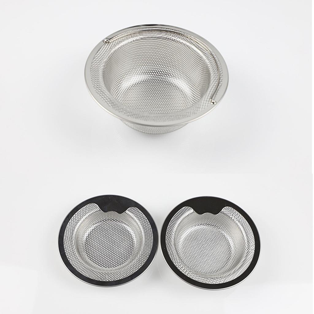 Durable Stainless Steel Sink Strainer Easy Install Remove Effective Food Filter Smooth Water Flow Practical Use