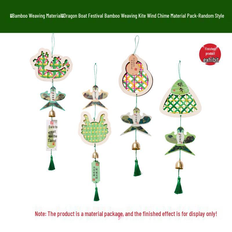 DIY Lucky Bamboo Wind Chime Kit: Creative Ornament Activity for Kindergarten & Salon