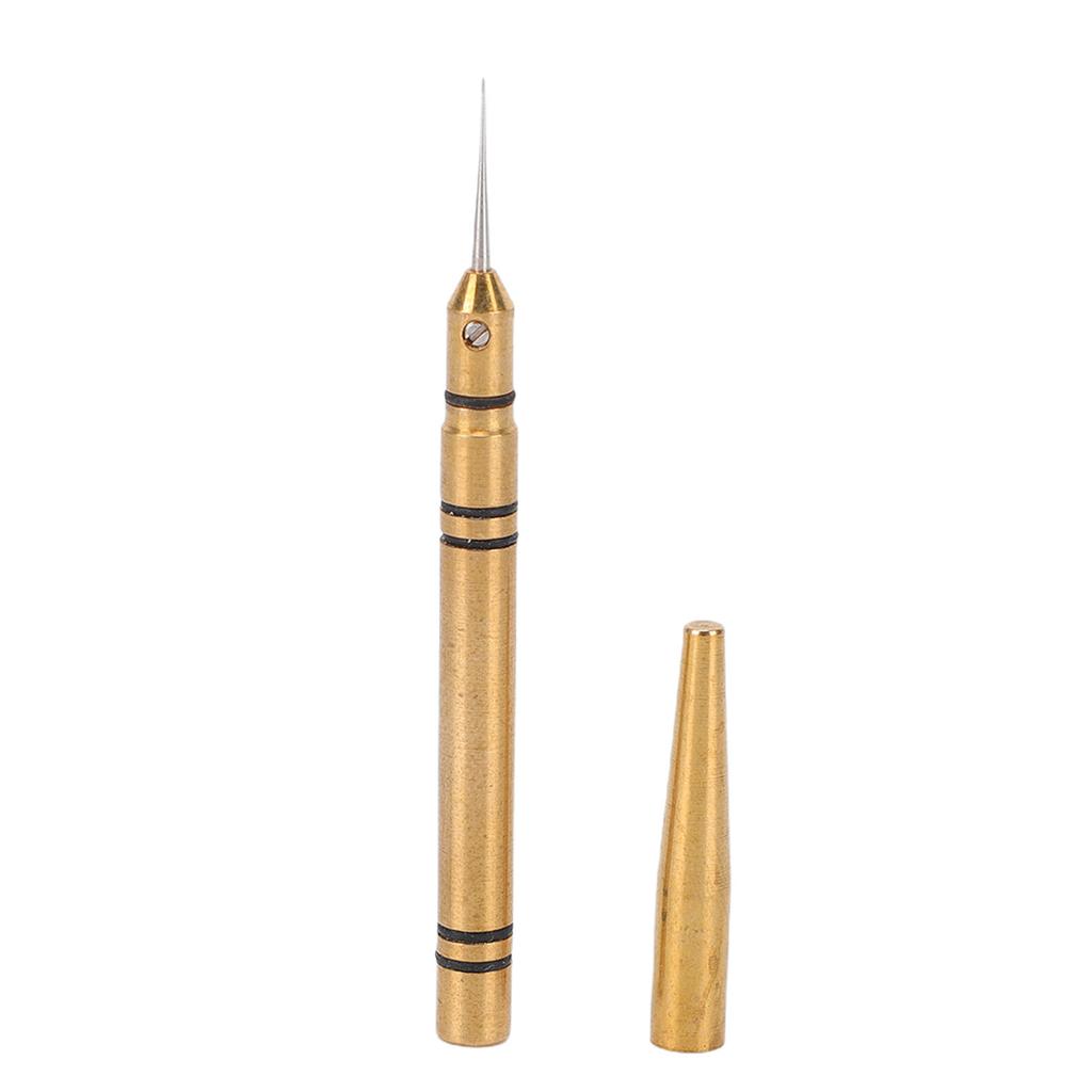 Brass Watch Oiler Professional Watch Oil Pen Lubrication Tool with Protective Case for Watchmaker Sewing Machine
