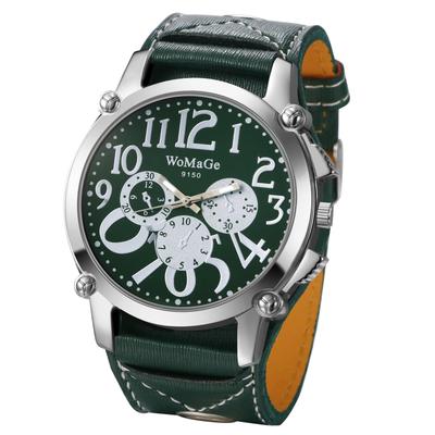 Leder Rock Punk Stilvoll Analog Quarz Lederband Kleine Sekunde Dekoration Wasserdicht Accessoires Geburtstag Weihnachtsgeschenk Herrenuhr Herren