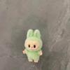 10pcs Mini Cute Labubu Doll Flocking Vinyl Kawaii Doll Pendant Accessories Ornament Desktop Decoration Collect Toy Children Gift