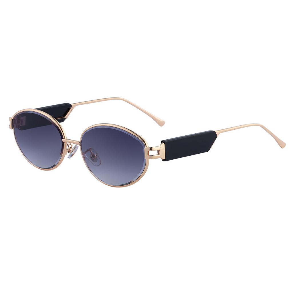 Oval Frame Sunglasses Women'S Trend Sunscreen Sunglasses Women'S Trend High-End Glasses