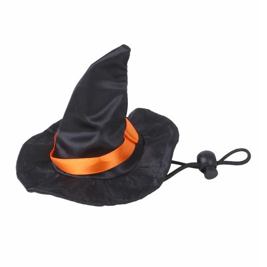 Yangyizhi 1 Set Pet Halloween Costume, Cat Wizard Hat And Cape, Cute Pumpkin Print Apparel for Small Dogs Cats Festive Party Wear