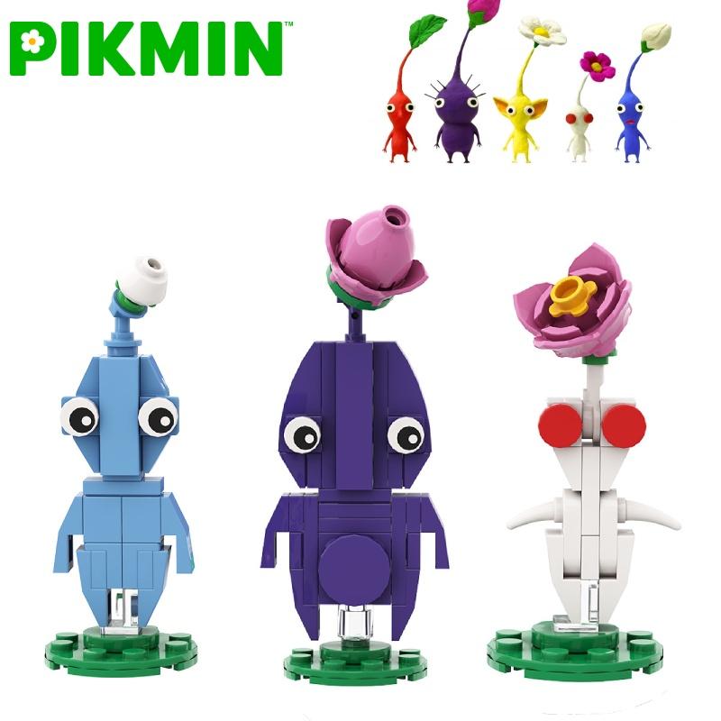 Pikmin Nintendo Action-Abenteuer-Spiel Bausteine Modell Kleinteil Kinder Puzzle Montagebausteine